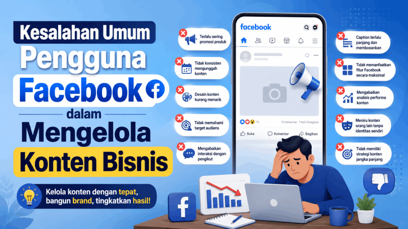 Sebelum Memulai, Pahami Kesalahan Pengguna Facebook dalam Mengelola Konten Bisnis